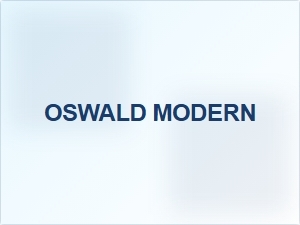 Modern Geometric Sans Serif Fonts Like Oswald