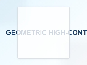 Geometric High-Contrast Sans for Corporate Identity